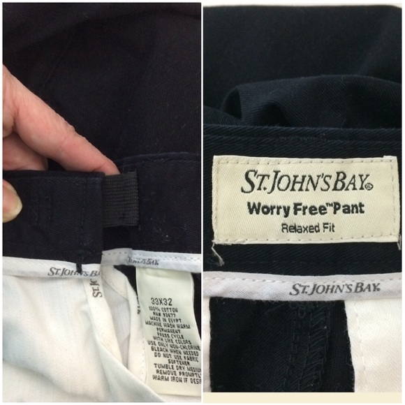 🌟Men’s St John’s Bay Worry Free Relaxed Fit 33x32 - Picture 2 of 3